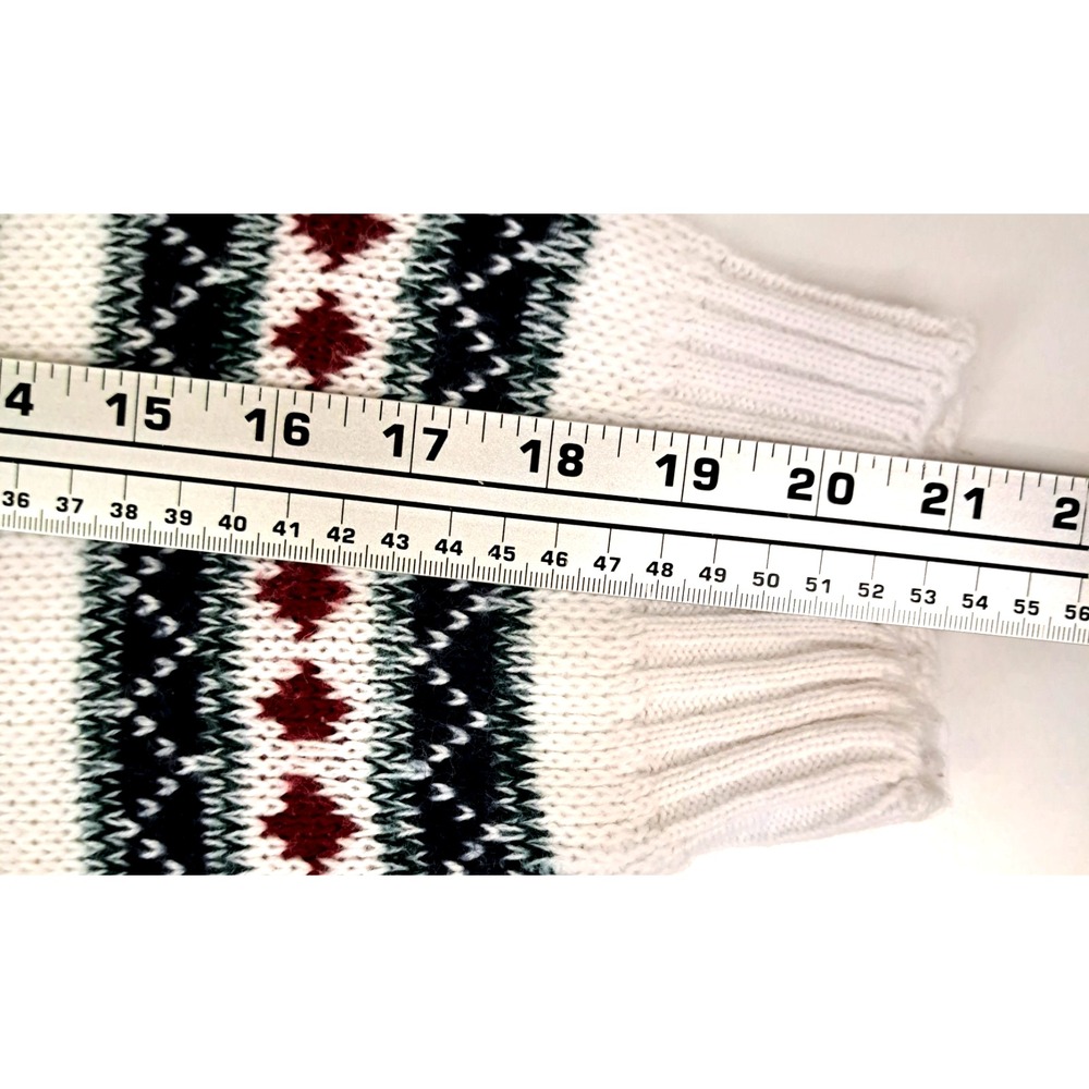 Vtg 90s Clifton Place Sweater Women's L Aztec Geometric Southwest Made in USA - Picture 6 of 6